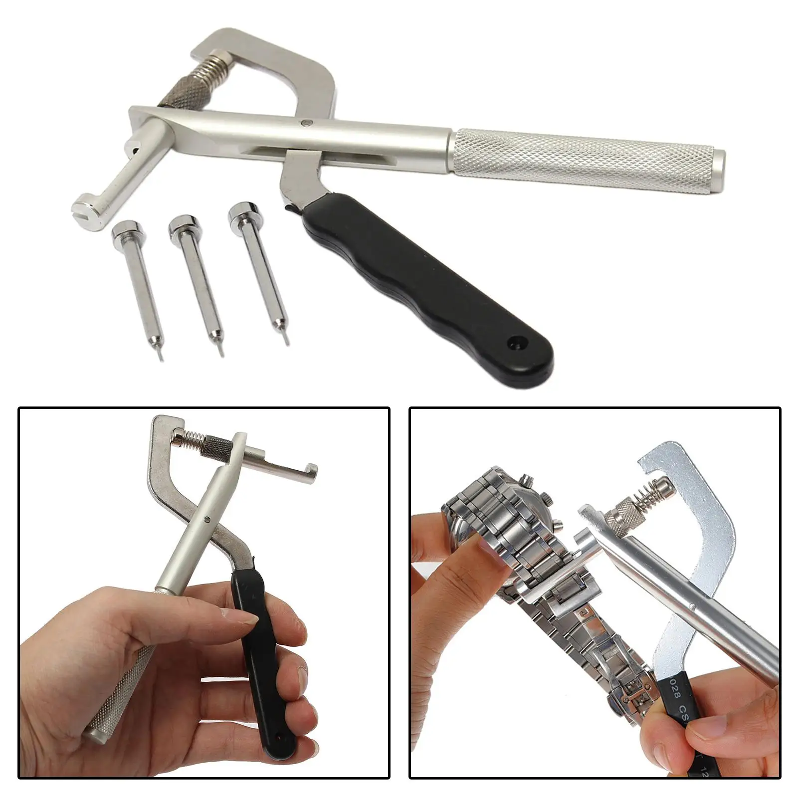 Wrist Pins Remover Spring Bar Plier Puncher Repair Tools