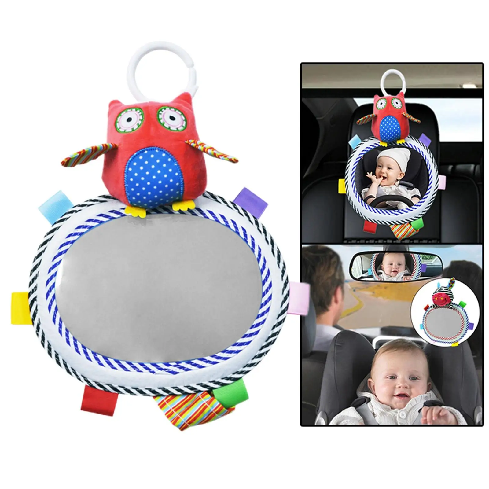Car Back Seat Mirror,  , Adjustable, Blind Spot Infant Mirror, for
