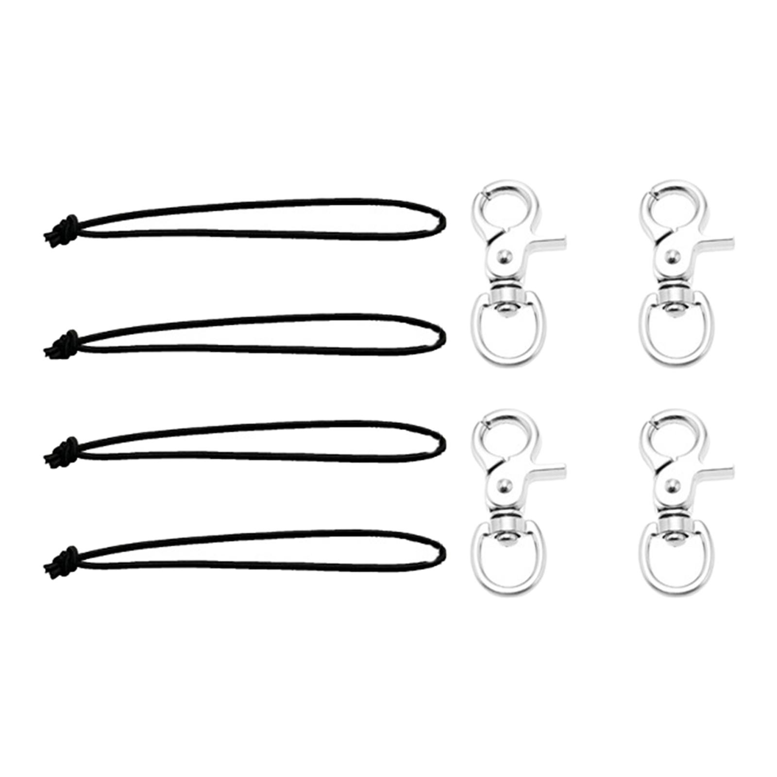 4x Heavy Duty Snowboard Leash Cord Snowboard Bindings Supplies Practical Ski Connecting Rope for Tents Beginners Window Curtain