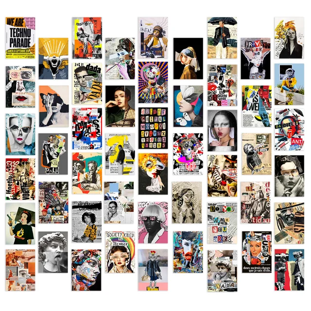 50PCS Anime Movie Poster Aesthetic Pictures Wall Collage Kit, Indie Sm –  Ikatey
