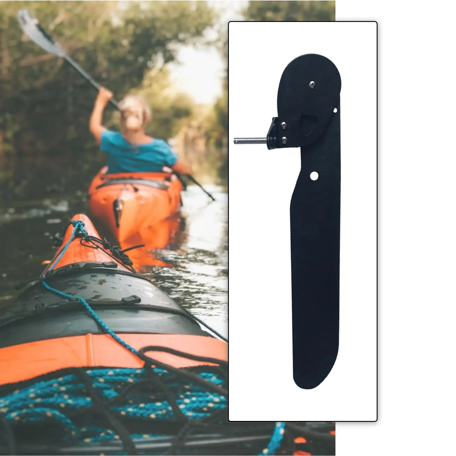 Adjustable Kayak Boat Rudder Fixation Sailing Canoe Control Direction