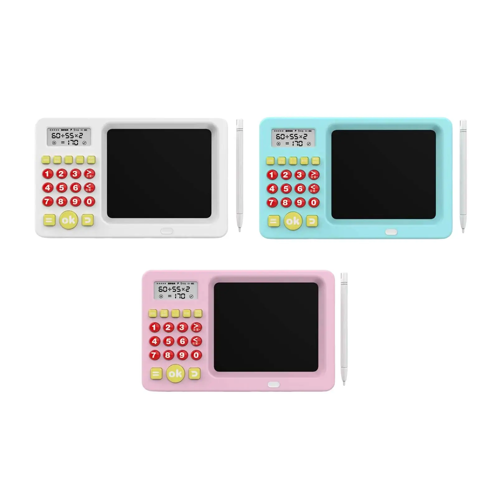 2 in 1 Writing Tablet Mouth Calculator Intelligent Learning Machine Boys