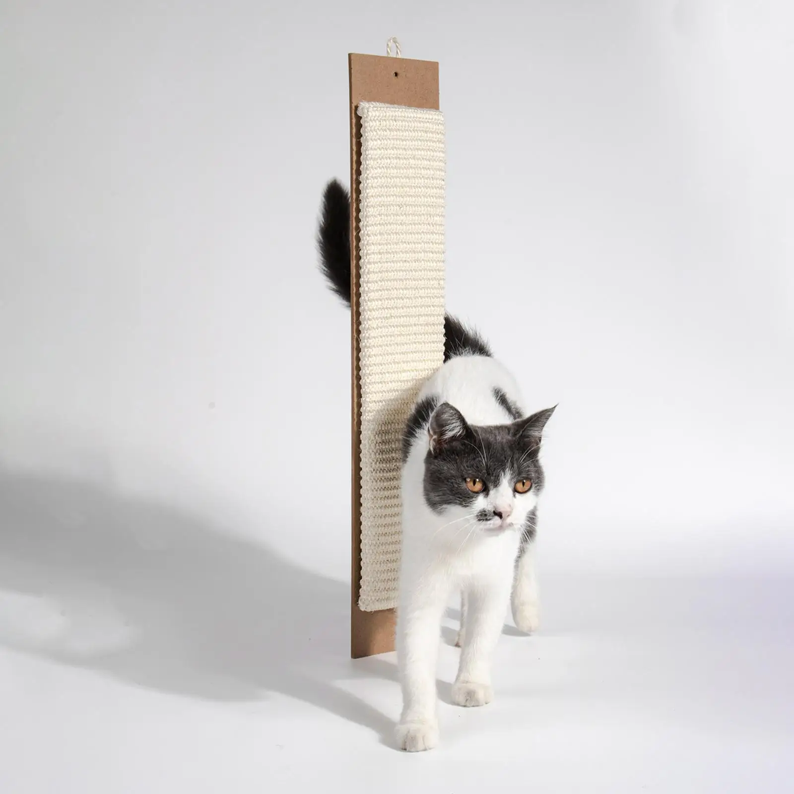 Durable Cat Scratcher Pad Bed Interactive Play Toy  Sisal Wall Mounted