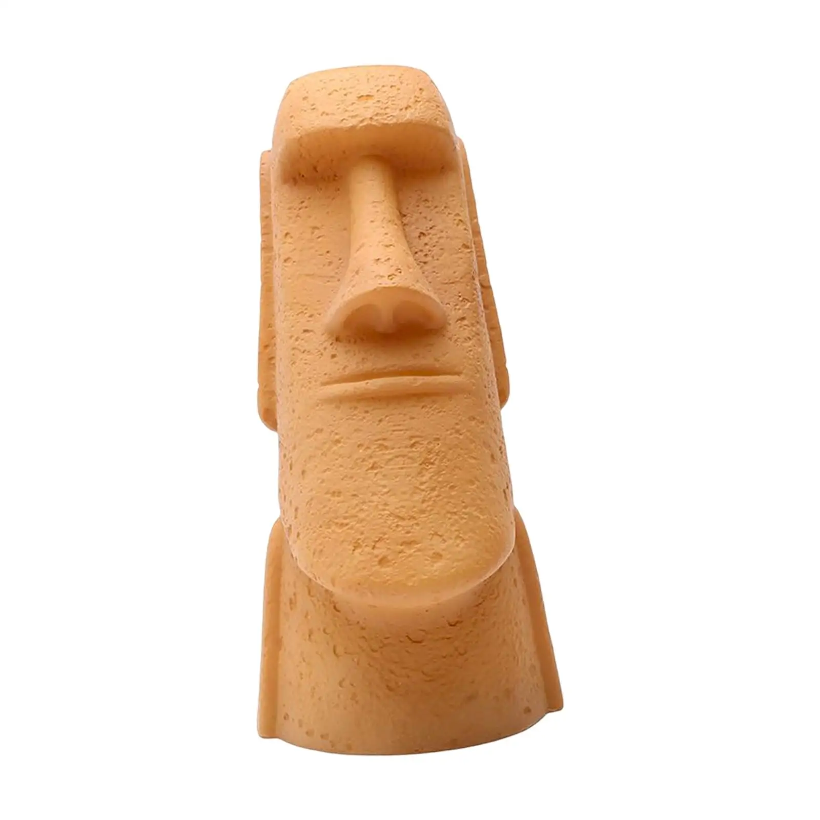 Easter Island Head Statue Light Bedside Lamp Battery Operated Resin Figurine