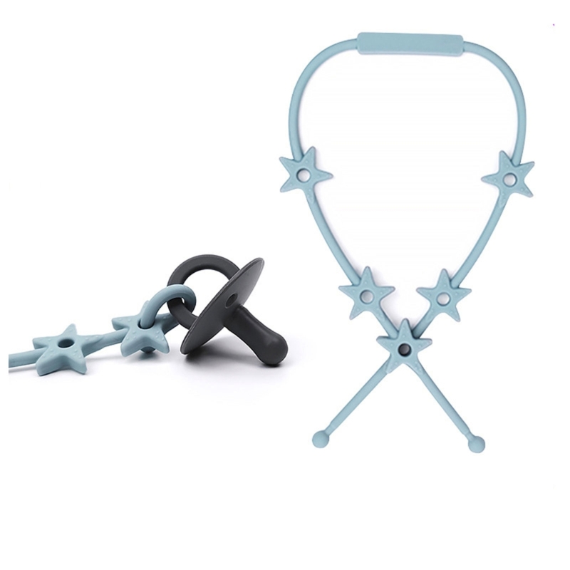 Beißring Spielzeug Anti-Loss Strap Armband Baby Drop-Proof Schnuller Clip für Kleinkinder a2ub – Detail 1