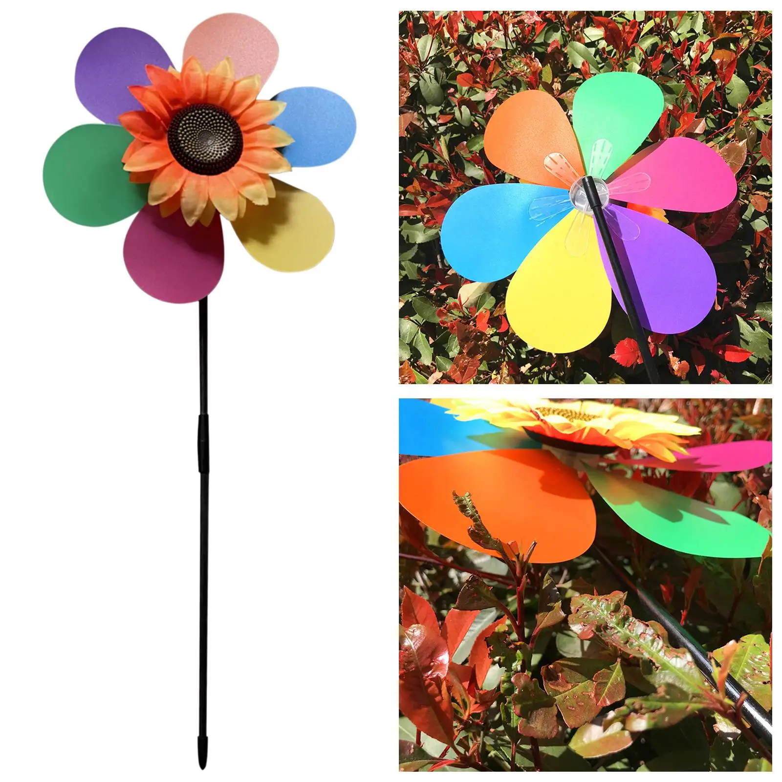 Windmill Pinwheel Kids Toy Gift Garden Party Favor Outdoor Home Decoration
