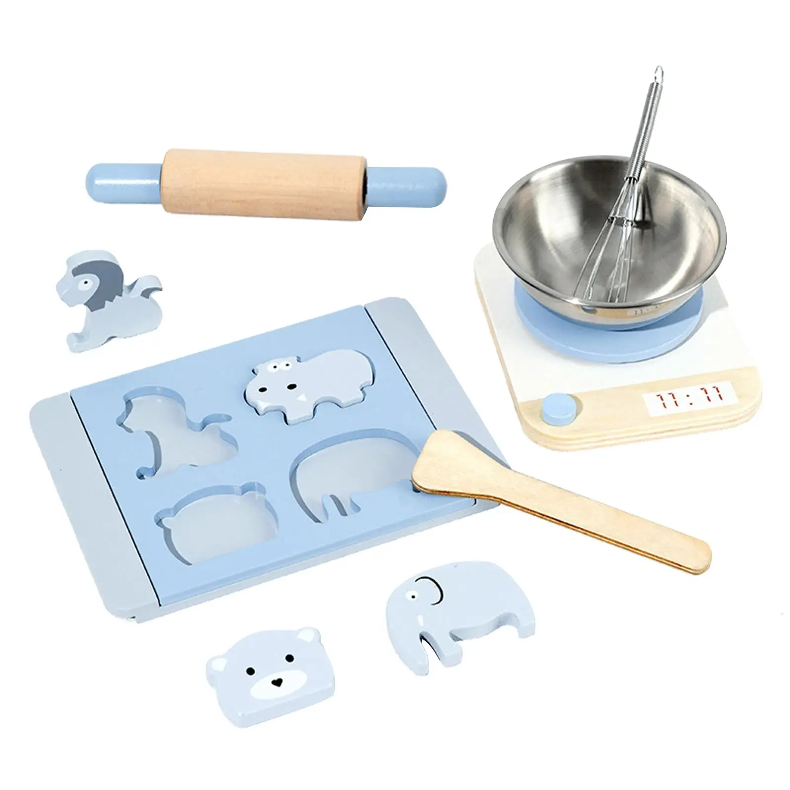 Simulation Food Pretend Play Baking Machine Toy Hands-On Ability Accessories Educational Role Play Biscuit Making for Toddlers