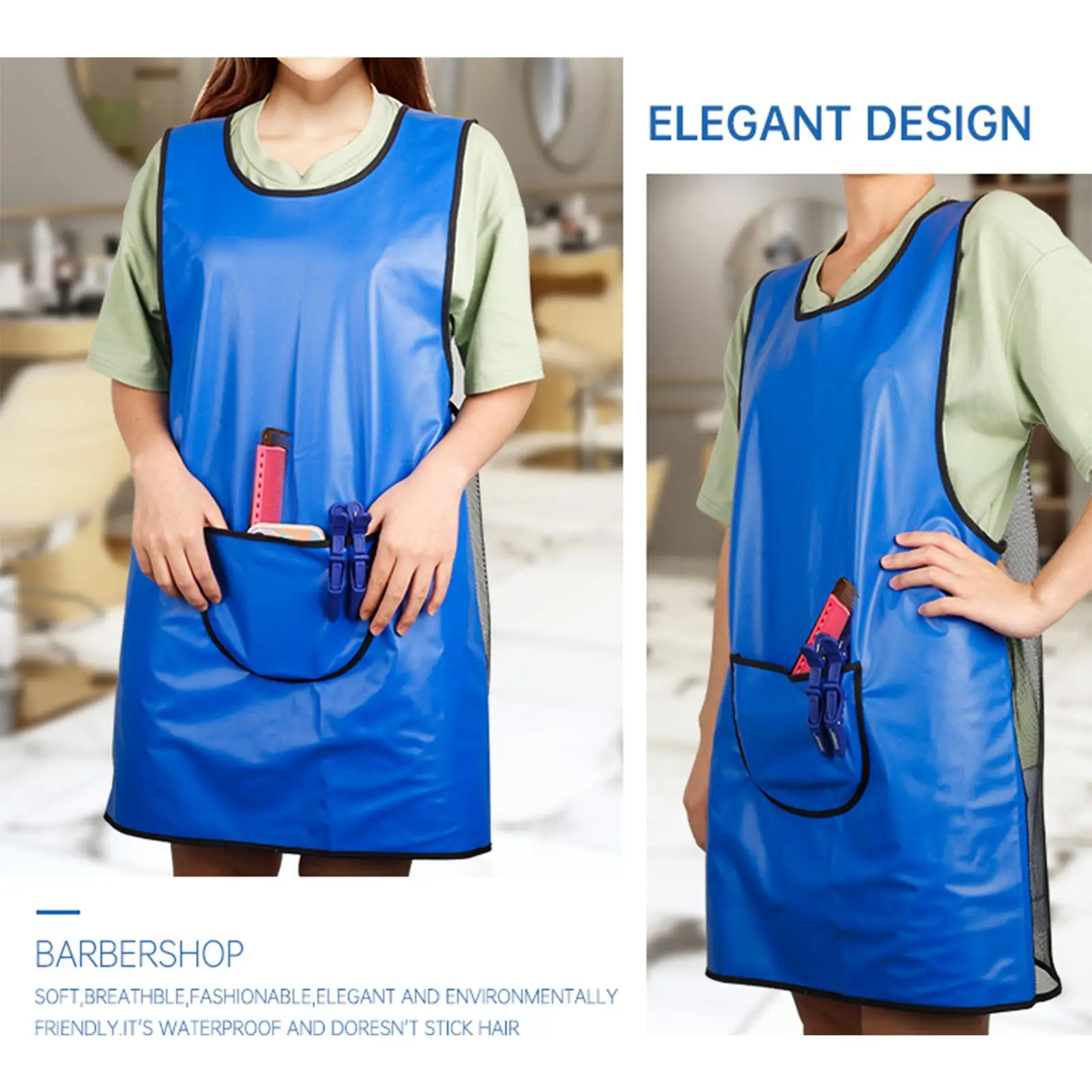 Hair Stylist Apron Stain Resistant Waterproof Apron for Women