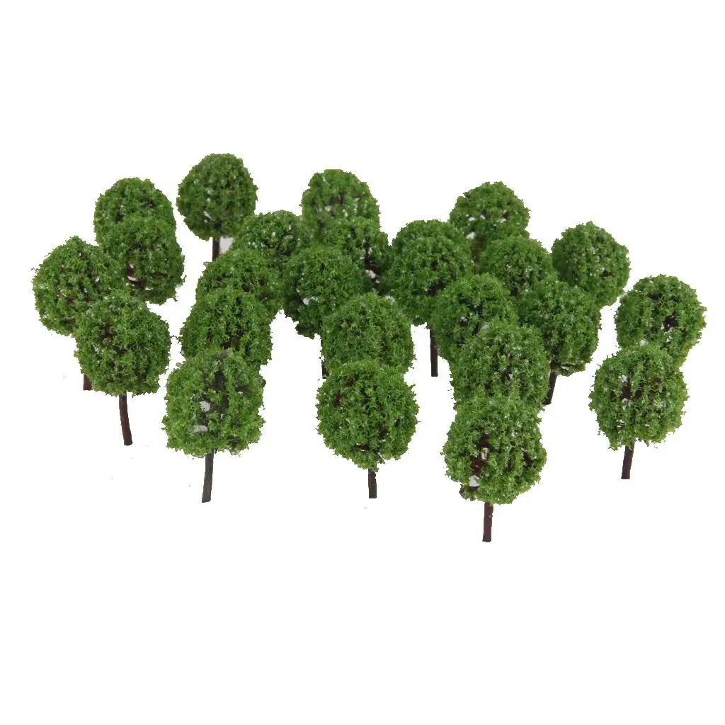 30 Model Ball Trees Train Architecture Forest Park Scene Layout 1:100 HO OO