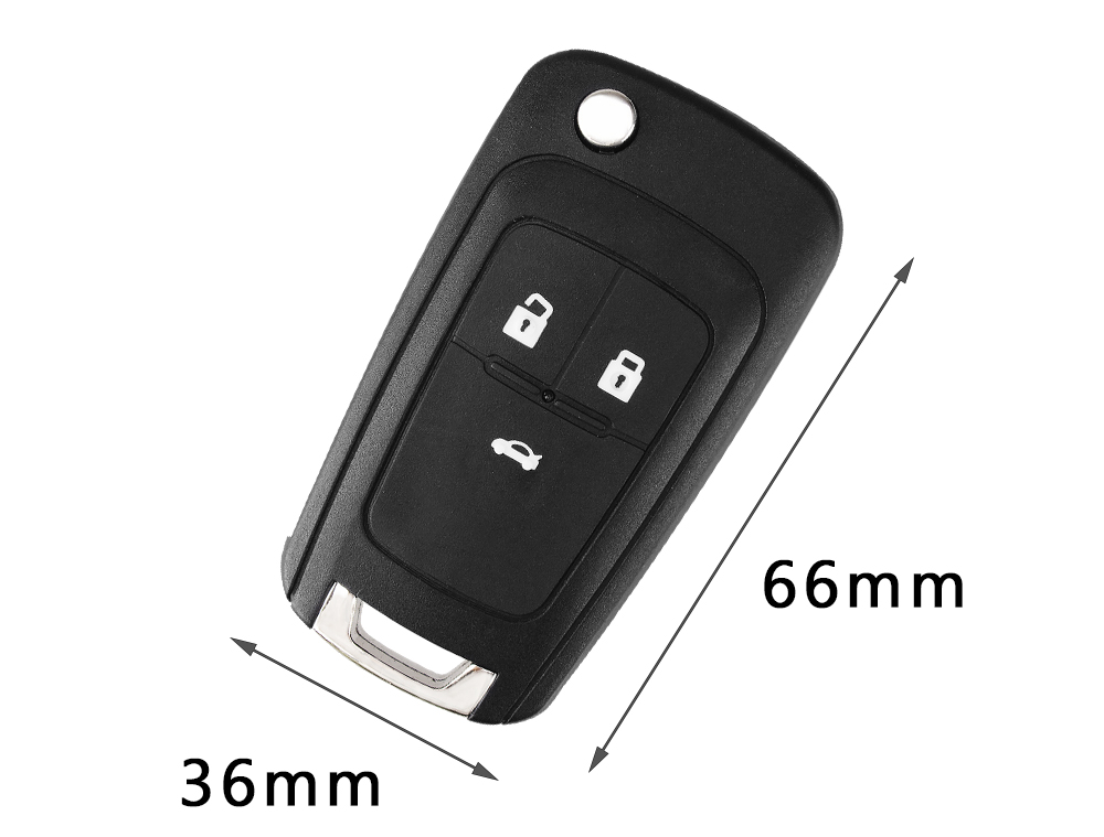 KEYYOU 1PCS Flip Remote Car Key For Chevrolet Cruze Epica Lova Camaro Impala Fit Astra J Corsa E Insignia Zafira C 2 3 4 5BT