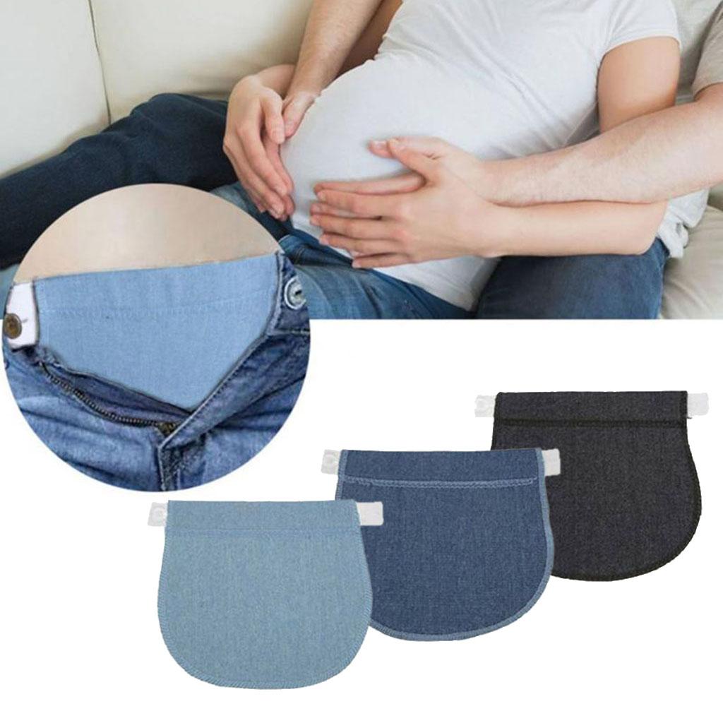 3x Maternity Pregnancy Waistband Elastic Extender Adjustable Waist Pants Belt