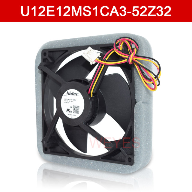 交換用冷蔵庫用ファン12v,12.5cm,U12E12MS1CA3-52Z32 A,3ピン,nidec用新品 - AliExpress