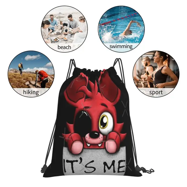 Foxy Fnaf  Drawstring Bag for Sale by JennifBryle