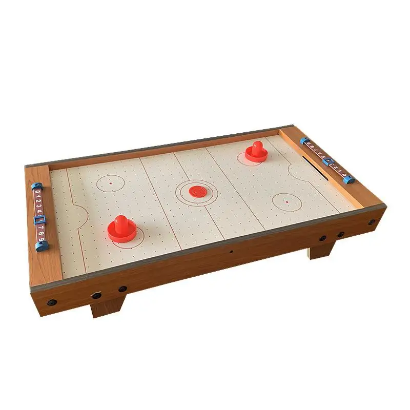 Portable Tabletop Air Hockey Interactive Portable Play Durable Set Gift for Children Party Gathering Parent Child