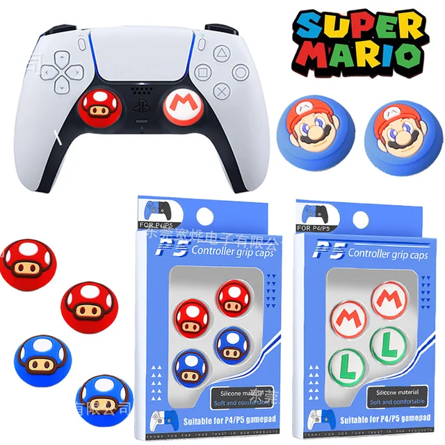 Super Mario PS4 / Playstation 4 Cover Protective Skin Seal for Body  Controller x 2 (Super Marie7) : Video Games 