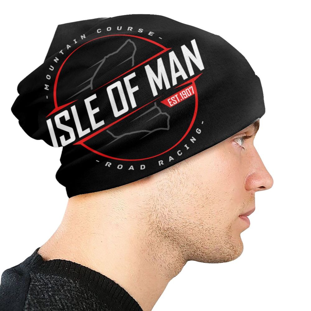 Benutzerdefinierte Isle Of Man TT Skullies Beanies Caps Cool Winter Warm Frauen Männer Stricken Hut Unisex Erwachsene Motorrad Motorhaube Hüte – Detail 9