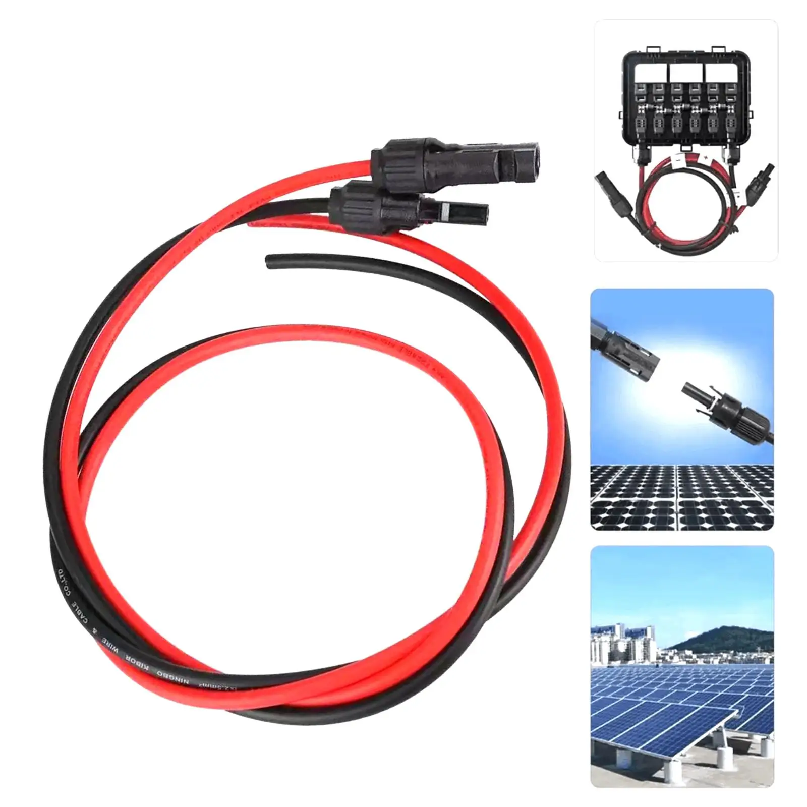 Connector Cable Solar Wire Extension for Photovoltaic Systems Traveling Yard