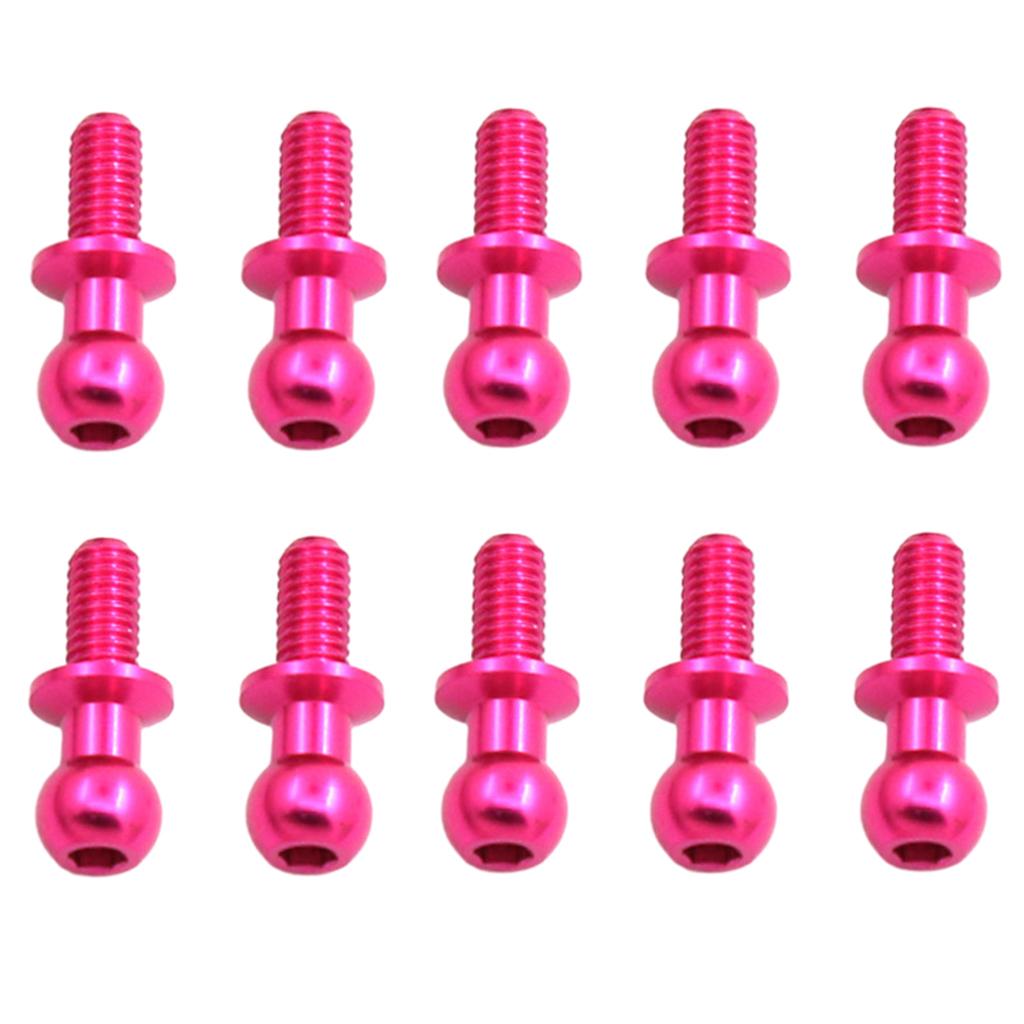 Upgrade RC Car Ball Head Screws Shock Absorber Upgrade Parts for TT01/02 RC Sport Car Model Replacement