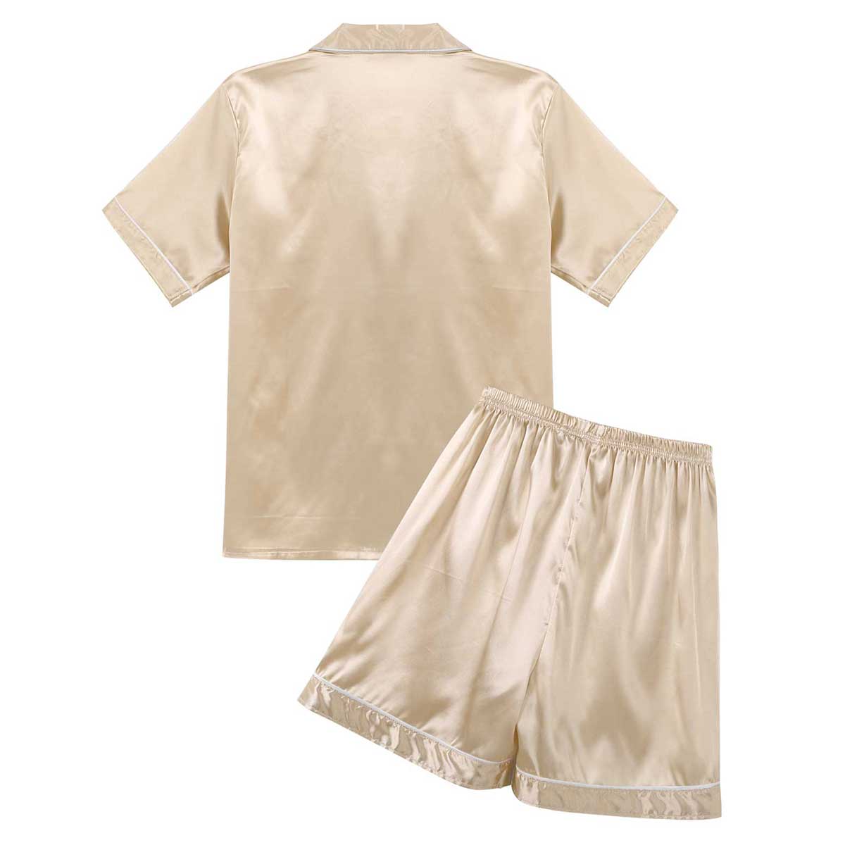 Title 30, Herren-Pyjama-Set aus seidigem Satin, Loungewea...