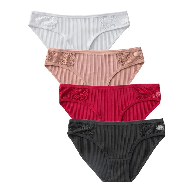 Highly Elastic Women's Panties Cotton Nylon Briefs Skin-Friendly Female  Underwear Teen Girls Panty Woman Knickers Underpanties