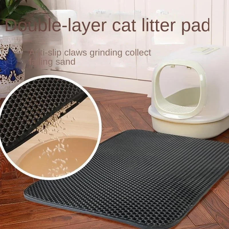 Title 1, Cat Litter Mat Double Layer Waterproof Urine Pr...