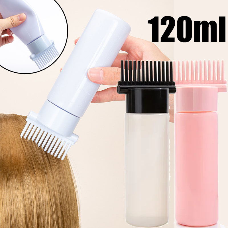 Best of 120ML Refillable Bottle For Hair Dye Shampoo Plastic Applicator Comb Dispensing Salon Oil Hair Coloring Hairdress Styling Tool Reviews & Tips