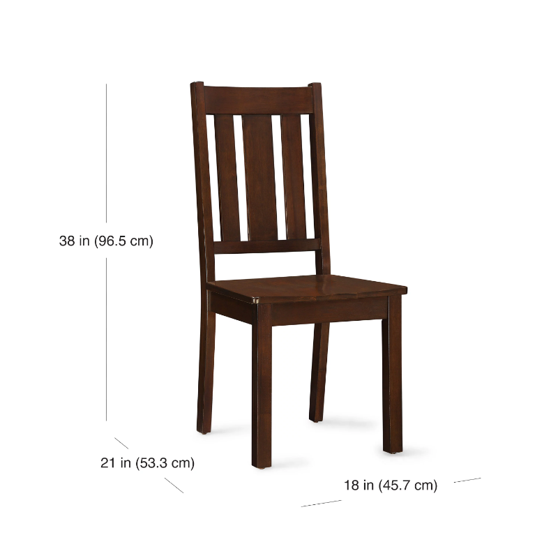 Title 3, Bankston Dining Chair, Set of 2, Mocha Balcony...