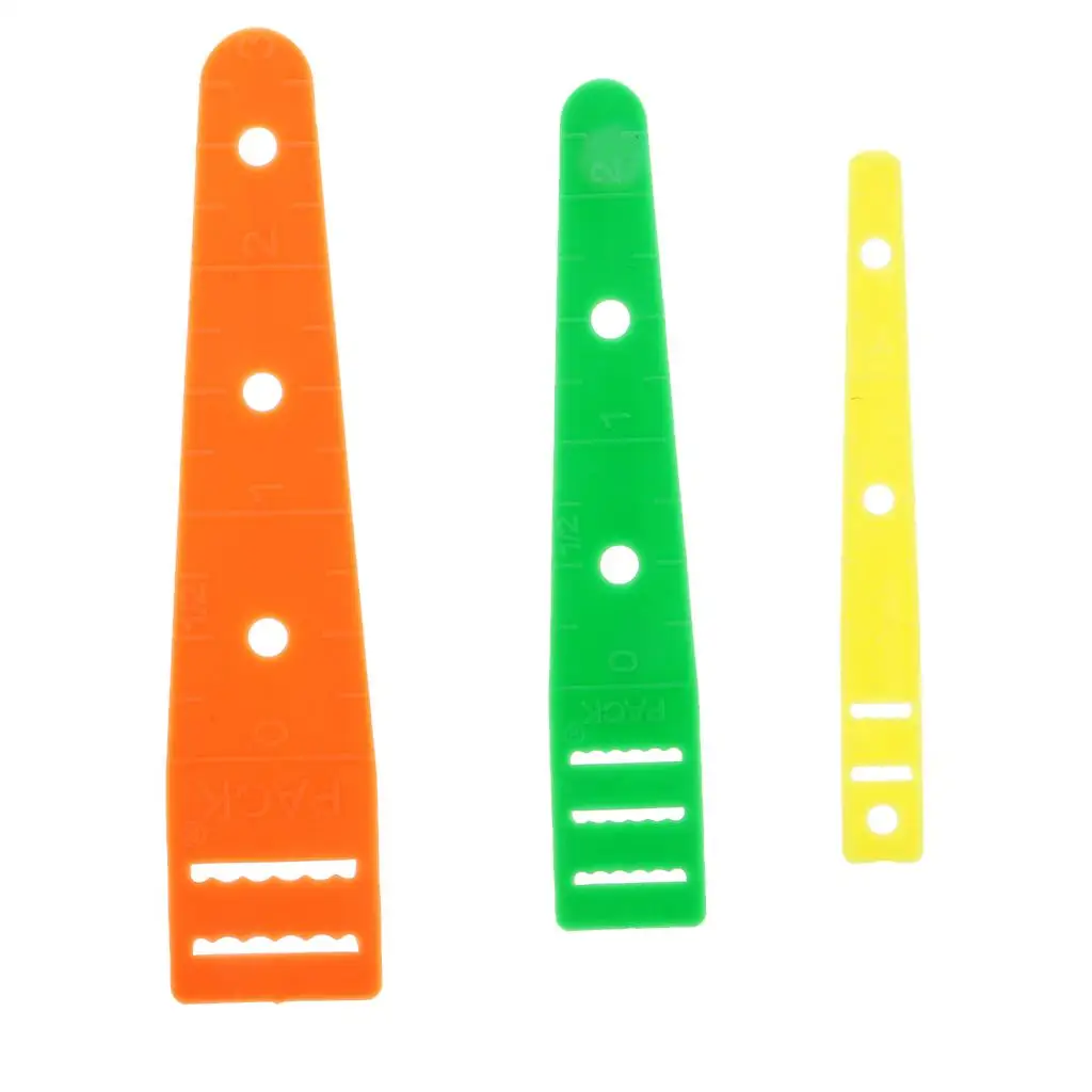 3pcs Assorted Plastic Elastic Guide Glides Threader Band Tool DIY Clothing Needleworking Sewing Accessories 6/11/16mm