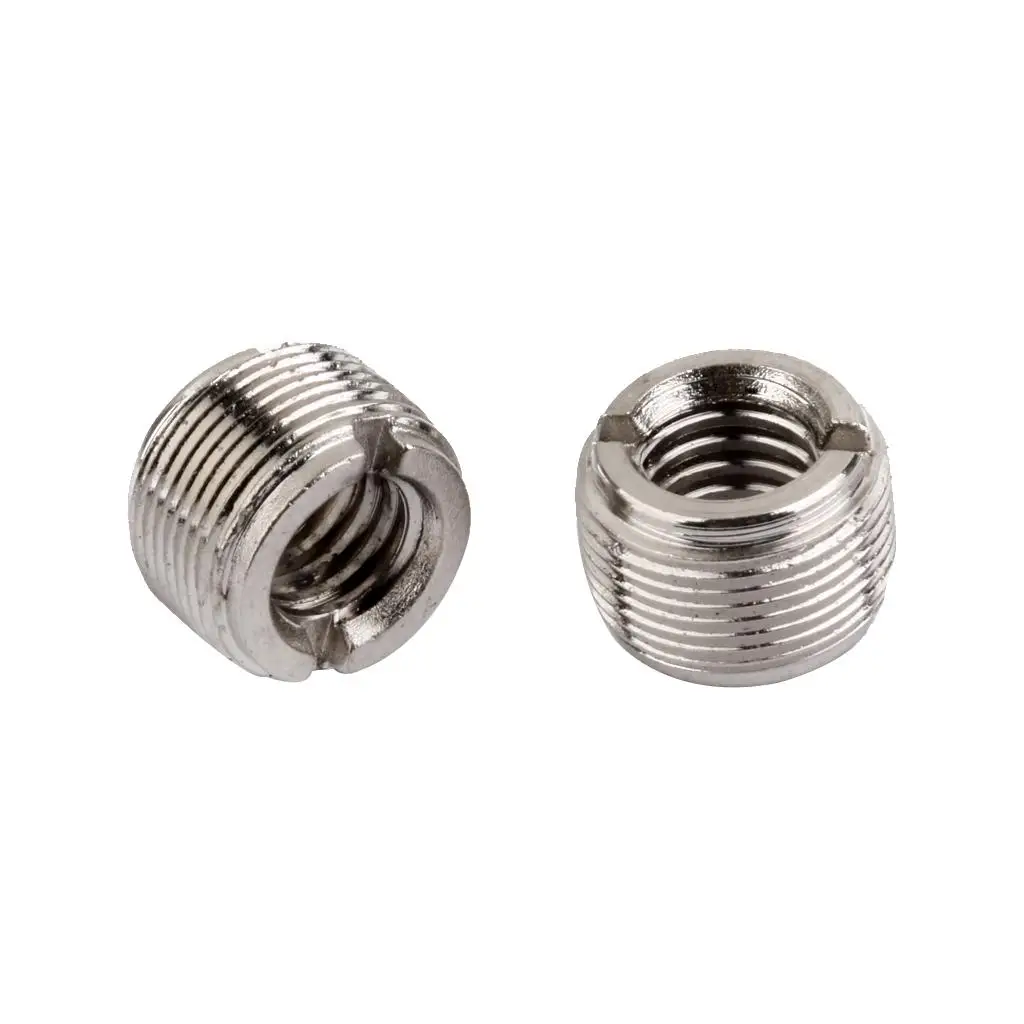 3/8 female To 5/8 Male Threaded Screw Adapter for Microphone Stand (2