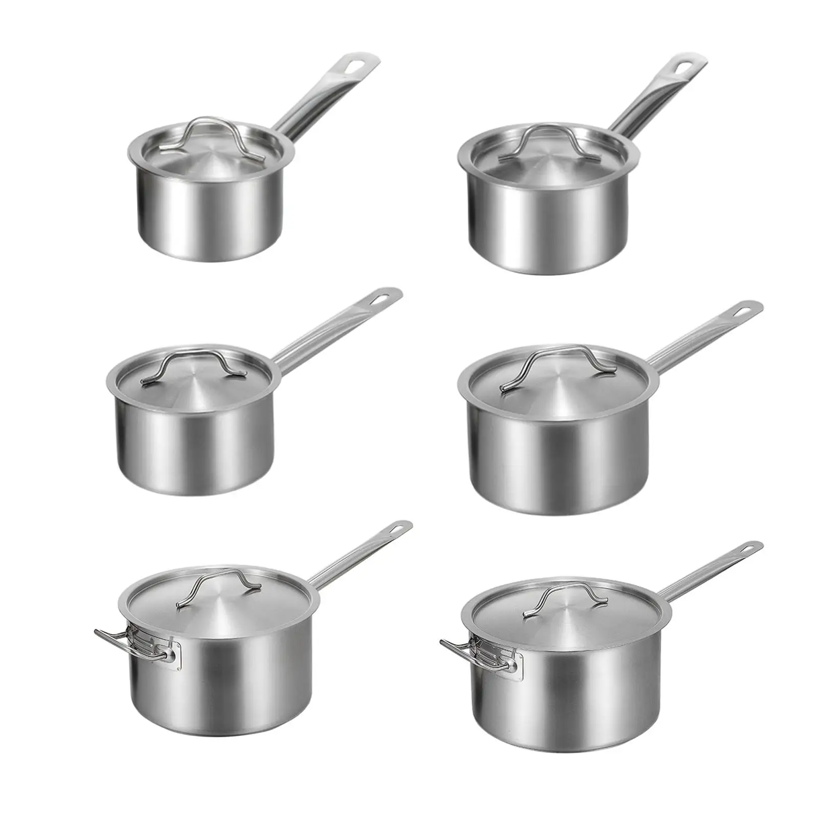 Saucepan with Lid Multipurpose Induction Pot for Restaurant Teahouse Kitchen