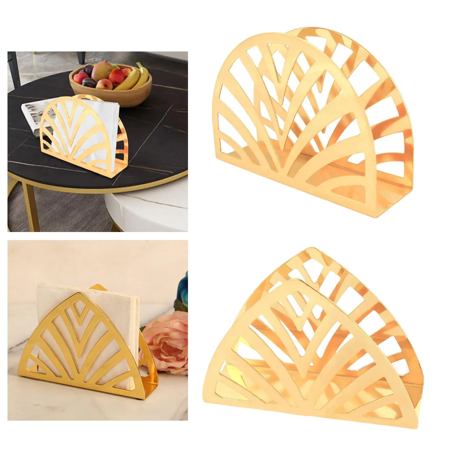 Napkin Holder Tabletop Tissue Dispenser Napkin Storage Organizer for Kitchen