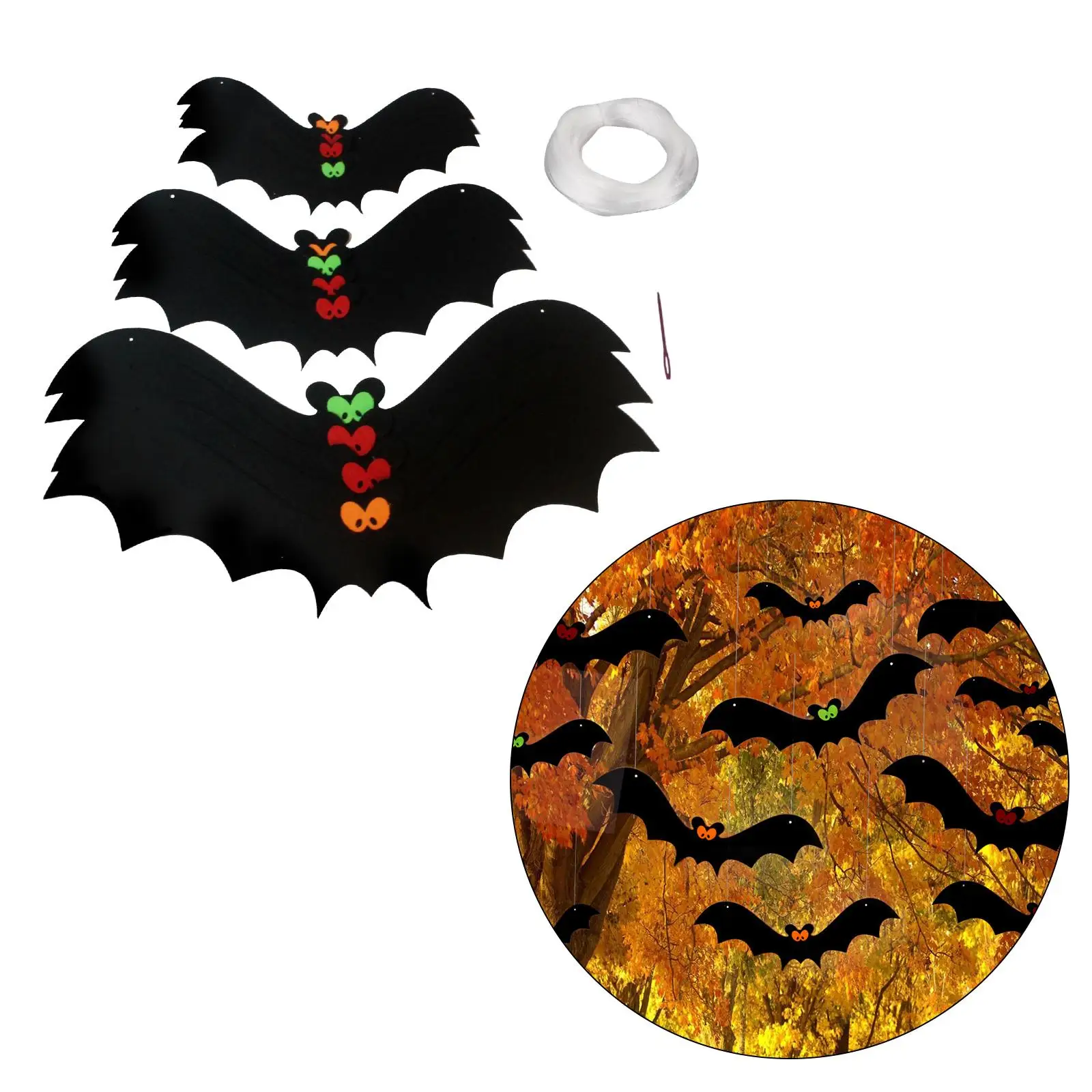 12 Pieces Halloween Ceiling Decoration Pendant Decors Halloween Hanging Ornaments for Outdoor Indoor Holiday home KTV Party