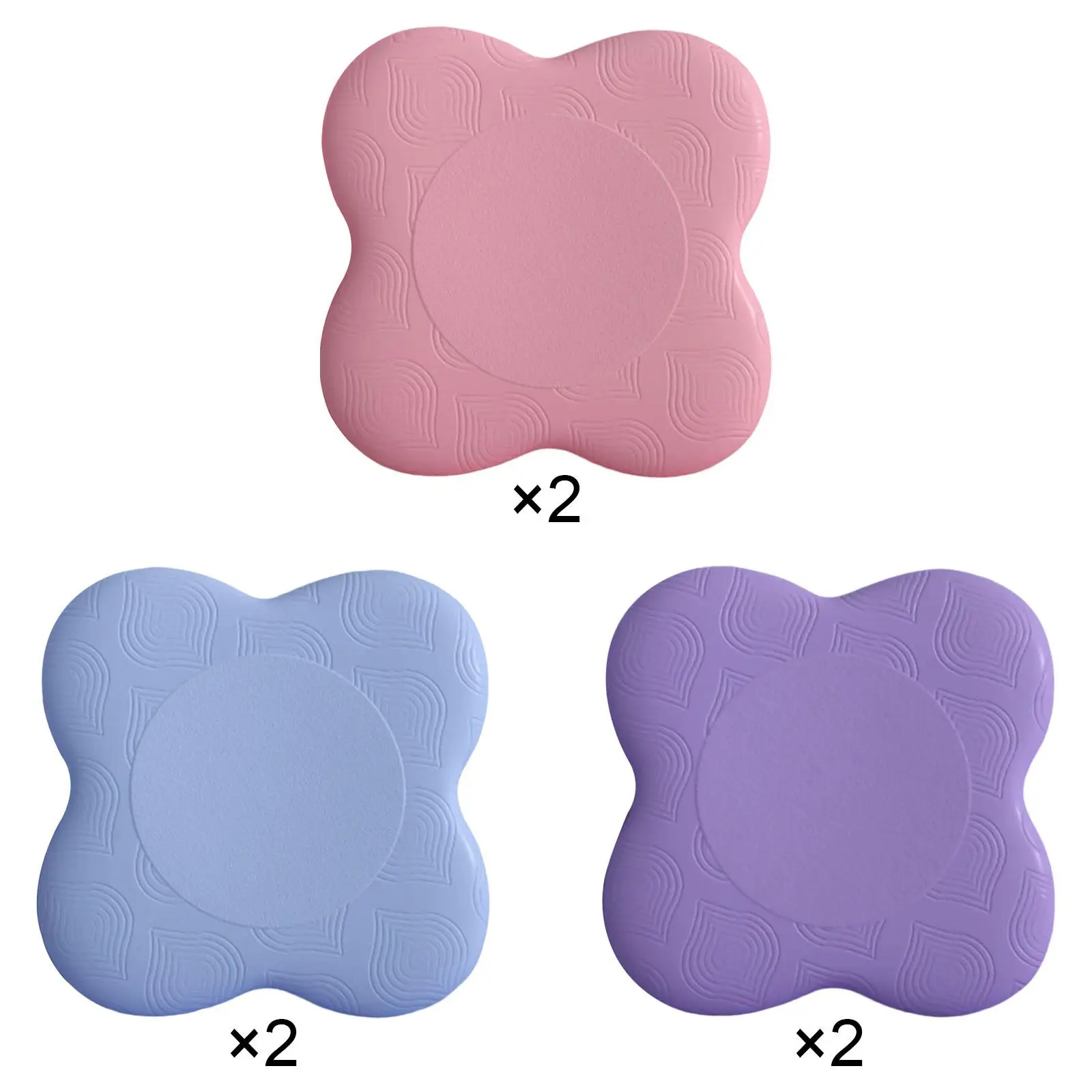 2x Yoga Knee Pad Cushion Yoga Elbow Mat Non Slip Kneeling Support Balance Cushion for Elbow Ankle Knee Hands Pilates