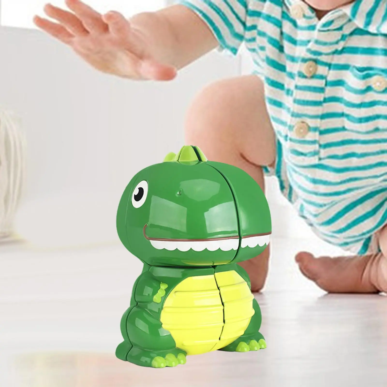 Dinosaur Speed Cube Portable Enlightenment Toy Irregular Speed Cube for Hand Flexibility Travel Preschool Creativity Imagination