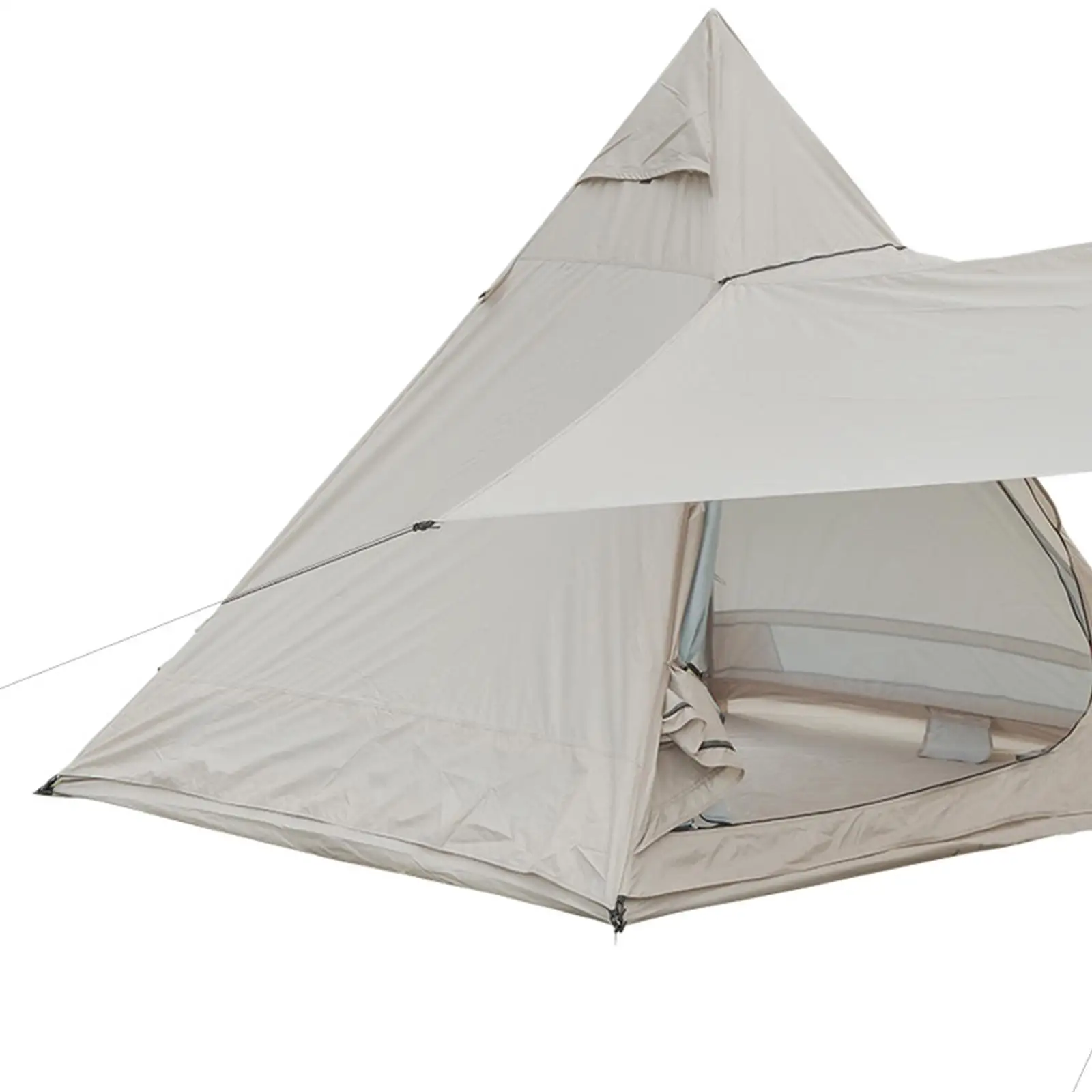 Outdoor Camping Tent & Canopy with Wind Ropes Sun Protection for Garden