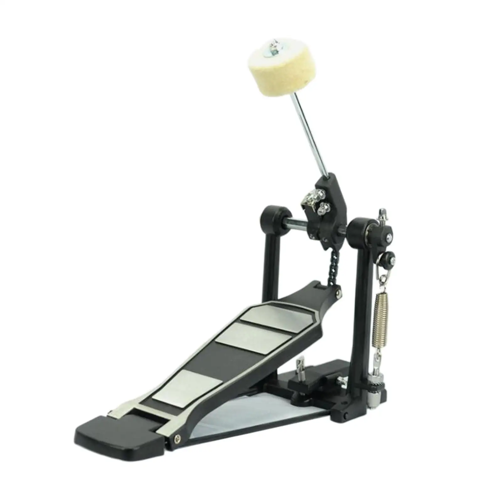 Bass Drum Pedal Strong Stable for Beginner, Pro Drummers Durable for Jazz Drums Felt Head Drum Foot Pedal Beater Drum Kick Pedal