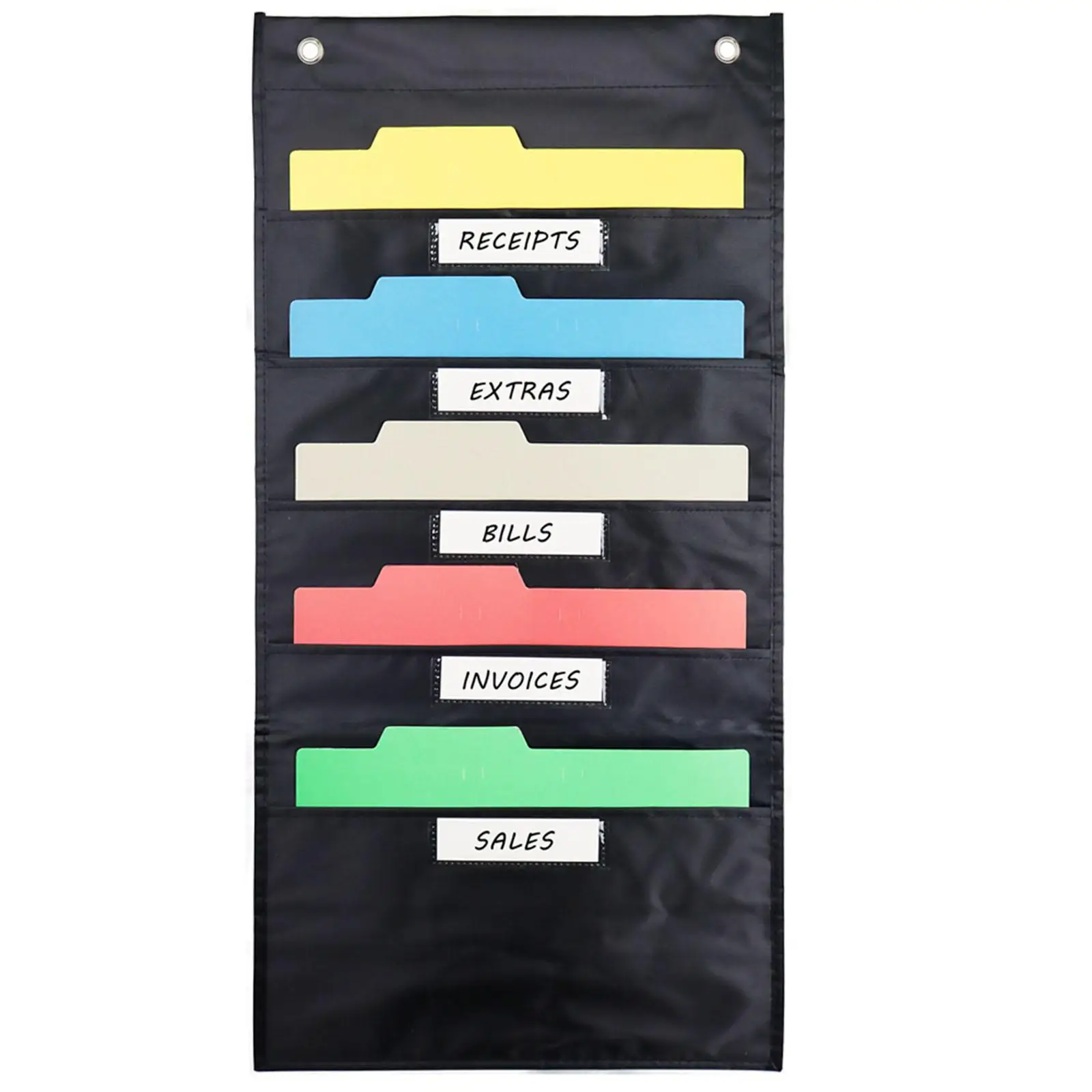 Hanging Wall Pocket Chart Organizer for Letter Scrapbook Papers Magazine File Assignments