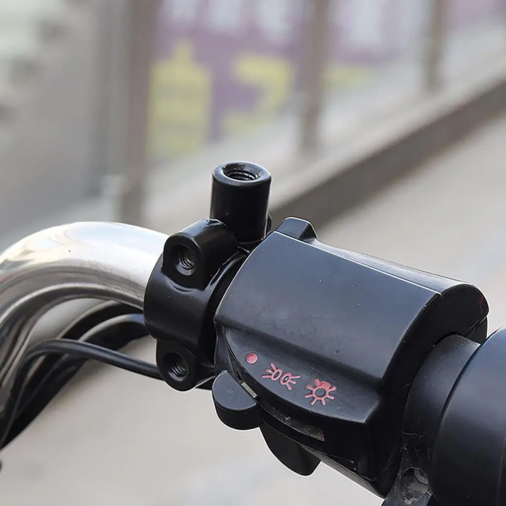1 Pair 10mm  Handle Bar Handlebar Clamp Holders Universal for Motorcycle