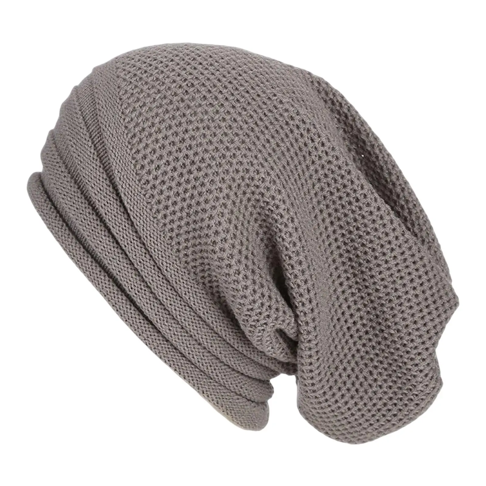 Casual Winter Beanie Hats Slouchy Thick Warm Knit Oversized Lightweight Soft for Running Sport Outdoor Adults Men Women
