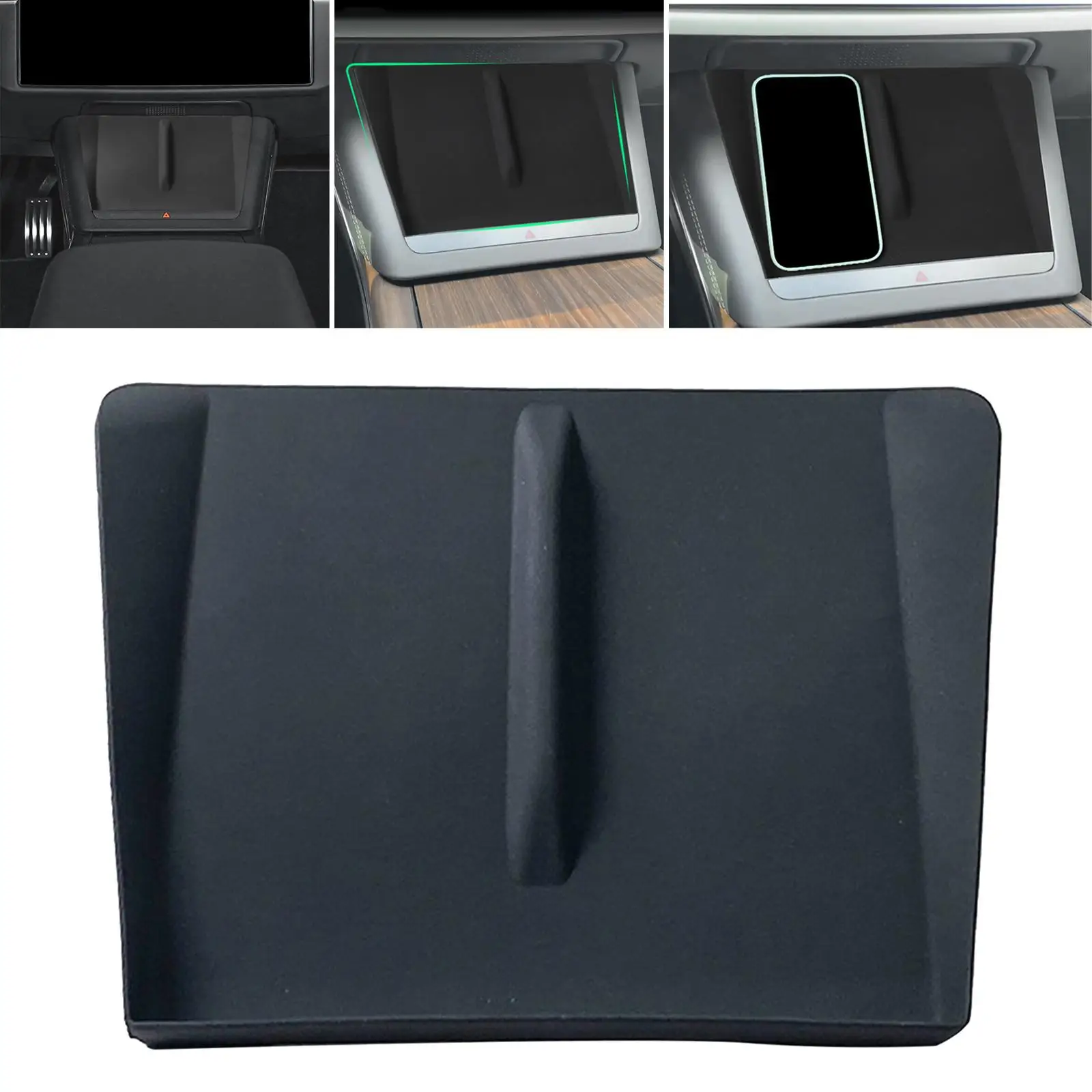 Anti-Slip Pad Silicone Decor Accessories Wireless Charging Mat Auto Accessories Anti Scratch Fit for Tesla Model x/S Smartphone