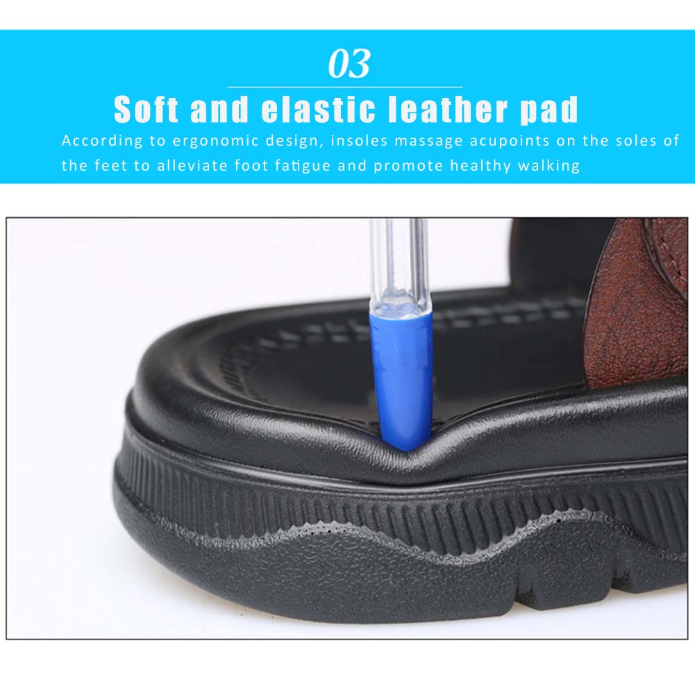 All-Match männliche Sandalen rutsch feste weiche Strands chuhe für die tägliche Party arbeit – Detail 5