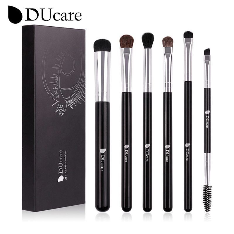 Best of Ducare 6Pcs Cosmetic Makeup Brushes Set Eye Shadow Blending Eyeliner Eyelash Eyebrow Brushes For Make Up Professional Brush Reviews & Tips