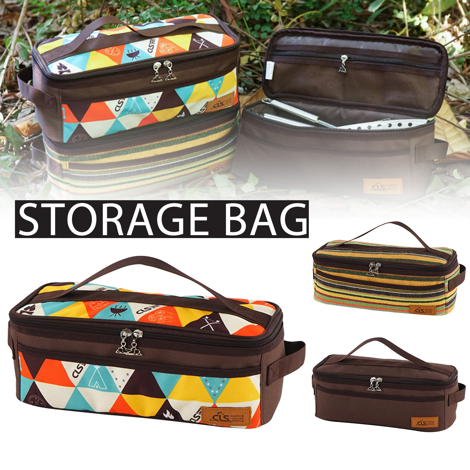 Description Picture 5 of item1PC Outdoor Portable Camping Cooker Storage Bag Camping Supplies Kitchen Cookware Storage Tools Picnic Bags