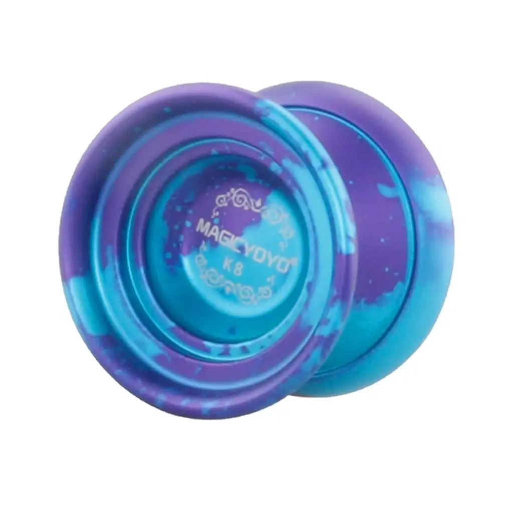  Professional Unresponsive YOYO K8 with Durable String Blue Purple