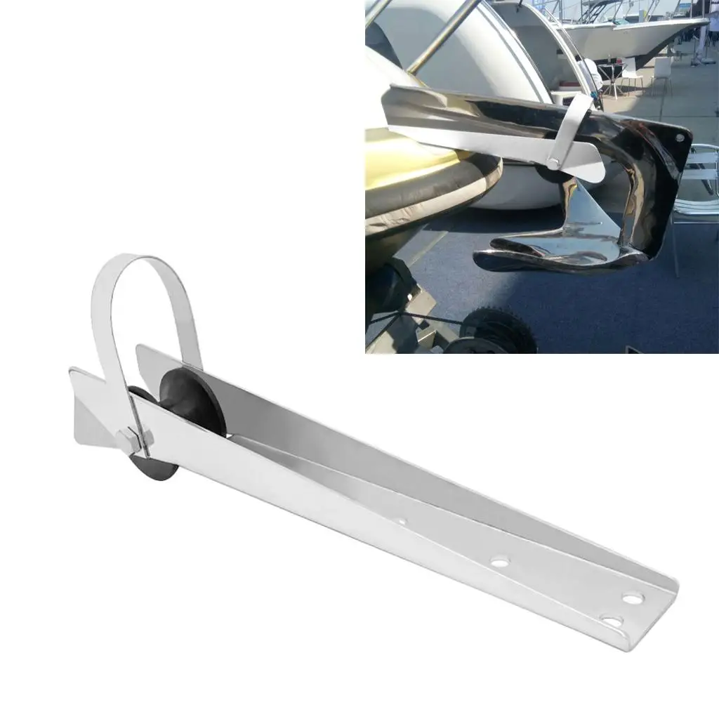 390mm Sailings Stainless  Anchor Roller Fixed for Marine Yacht Docking