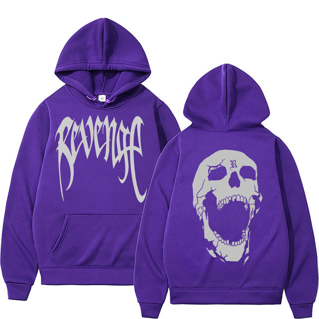 Revenge store purple hoodie