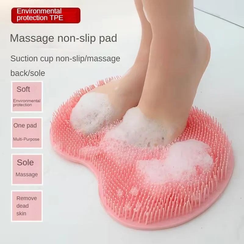 Best of Multifunction Foot Washing Brush Silicone Back Massage Cleaner Bathroom Non-slip Feet Clean Mat Anti Skid Pad For Foot Wash Reviews & Tips