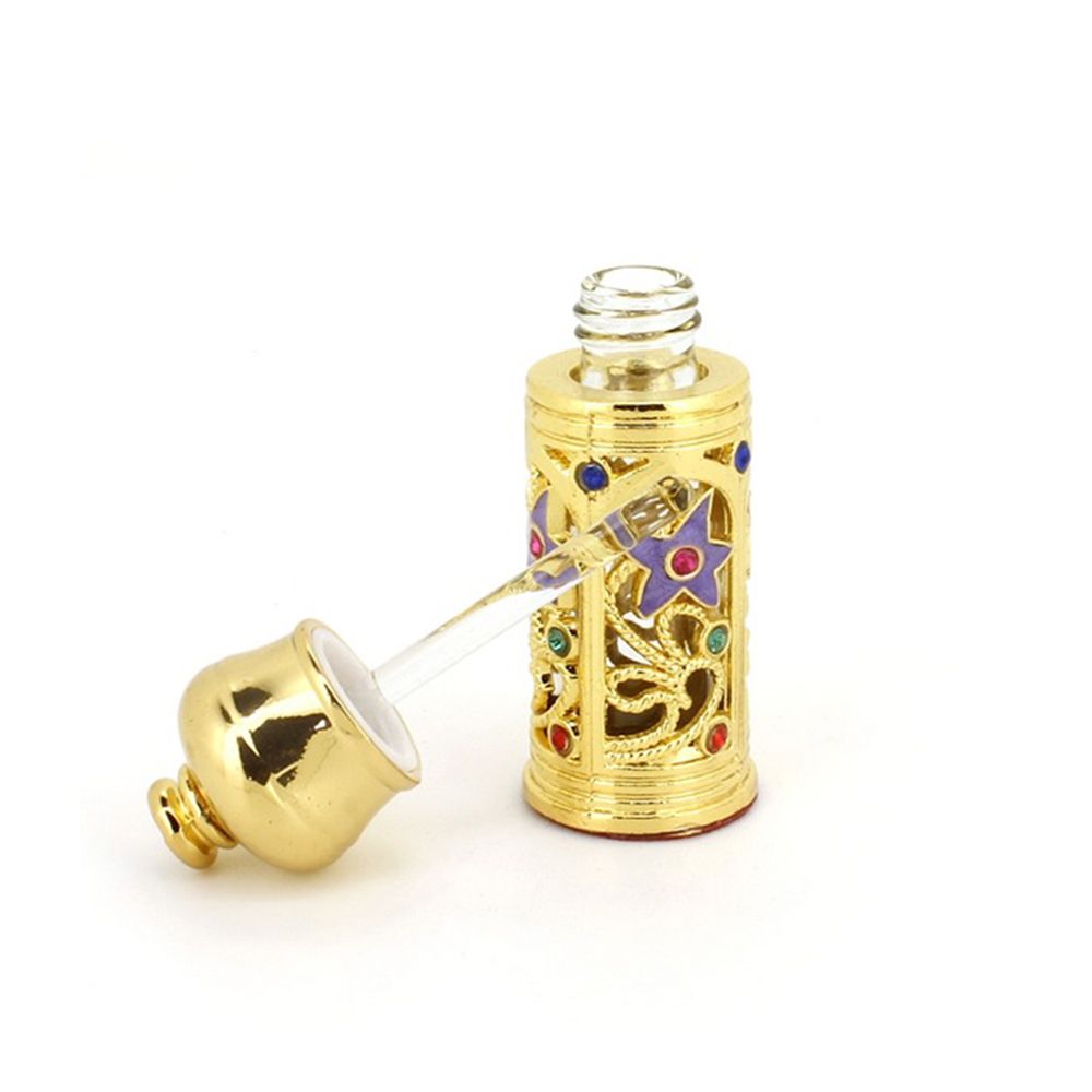 Best of Arabian Style Metal Cosmetic Container Mini Perfume Bottle Dropper Bottles Refillable Bottles Essential Oils Bottle Reviews & Tips - Image 4