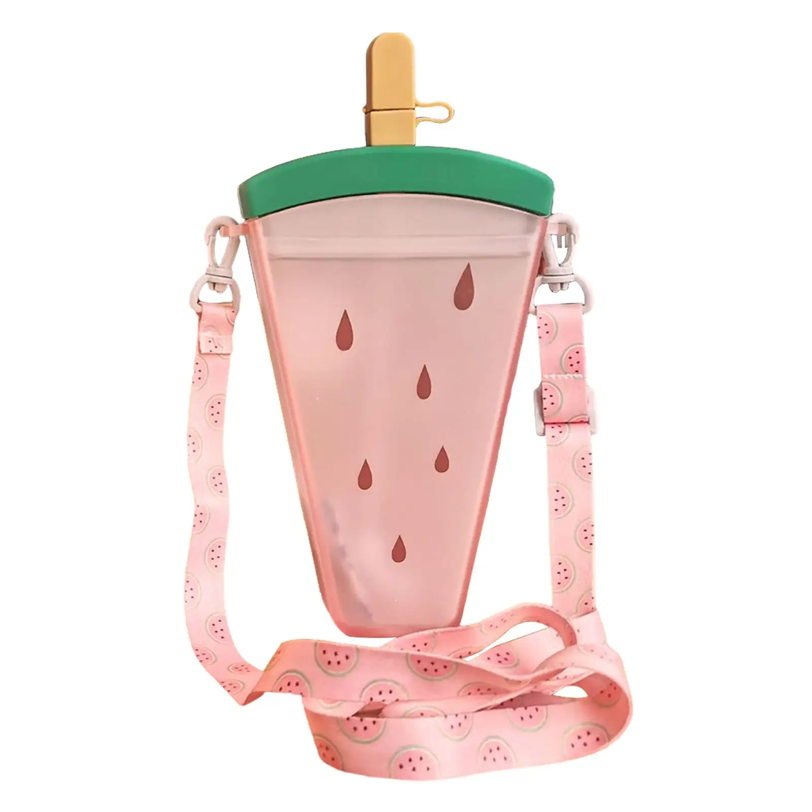 Water Bottle with Straw Juice Drinking Cup for Backpacking Travel