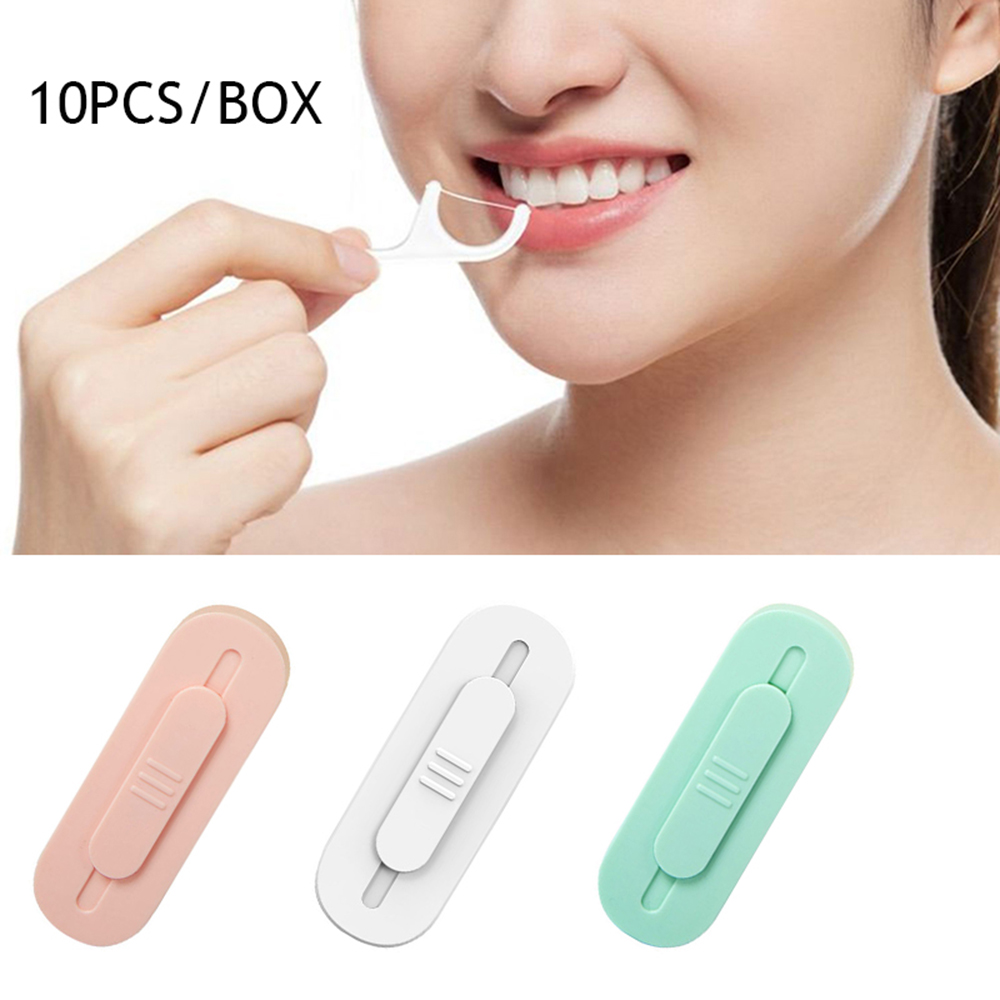 Best of 10cs / Box Floss Dispenser Automatic Dental Floss Storage Box Portable Toothpick Floss Container Reusable Teeth Flosser Holder Reviews & Tips